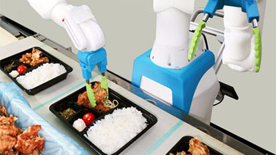日本研發(fā)便當分裝機器人 能以三維模式識別食物的形狀